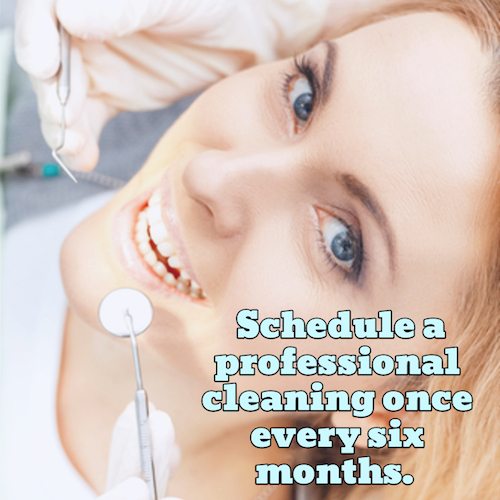 professional tooth cleaning 