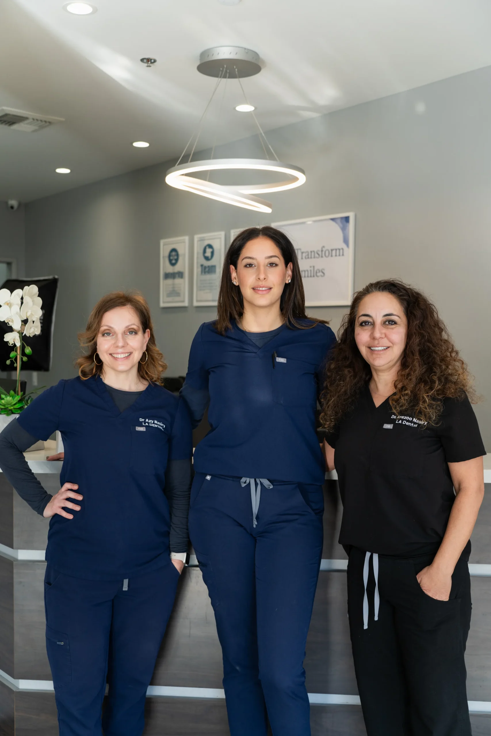 LA Dental team ready to assistyou with your dental implants.